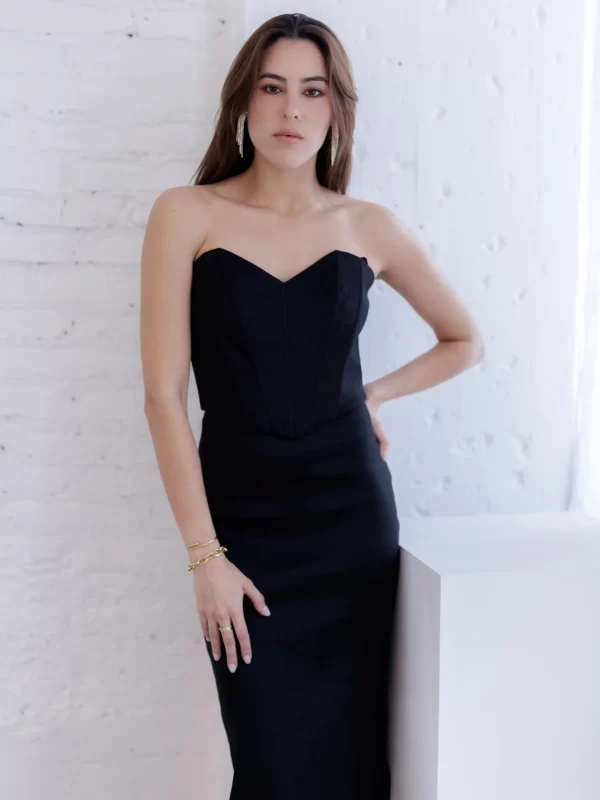 The Shadow Corset Dress-S