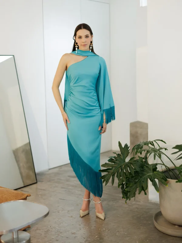 The Turquoise Dream Dress-S
